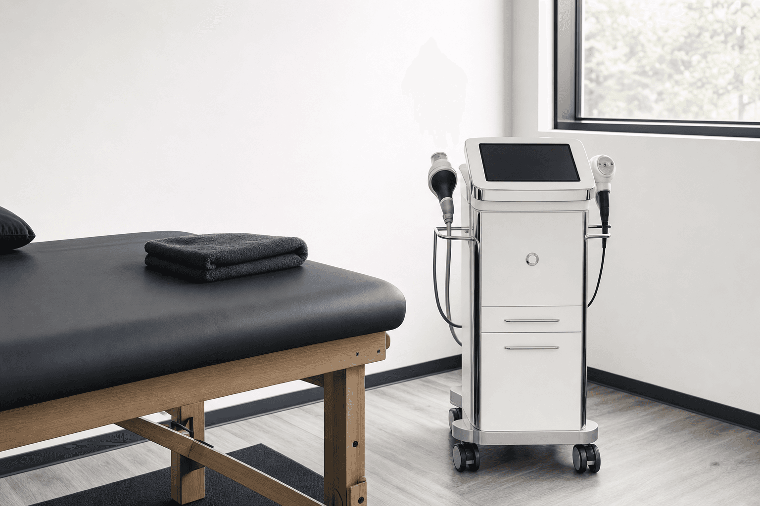 RF Recovery — deep-tissue heat for fascial release and circulation support