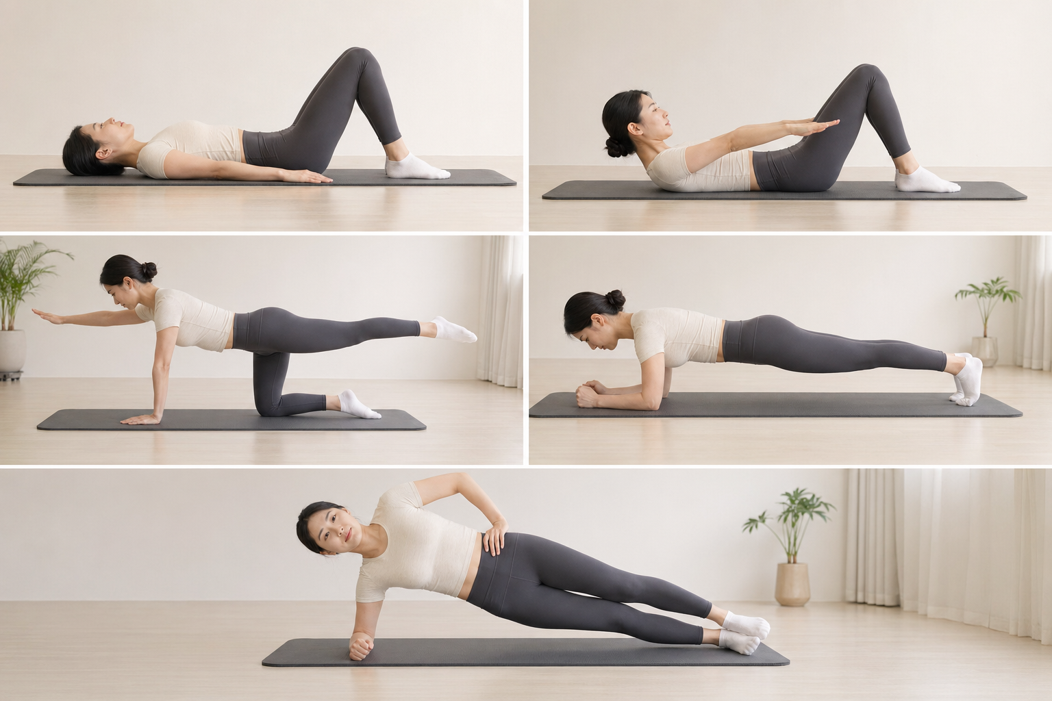 코어 강화 홈트 5단계: 허리 흔들림 잡는 법